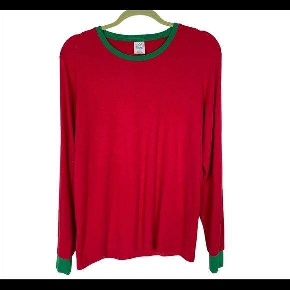 ARB Blanks Pajama Set Red Striped Green Size L - Picture 4 of 8